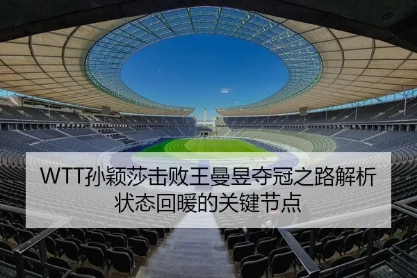 WTT孙颖莎击败王曼昱夺冠之路解析状态回暖的关键节点